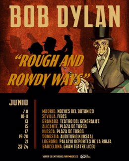 Bod Dylan tocará en Logroño el 21 de junio