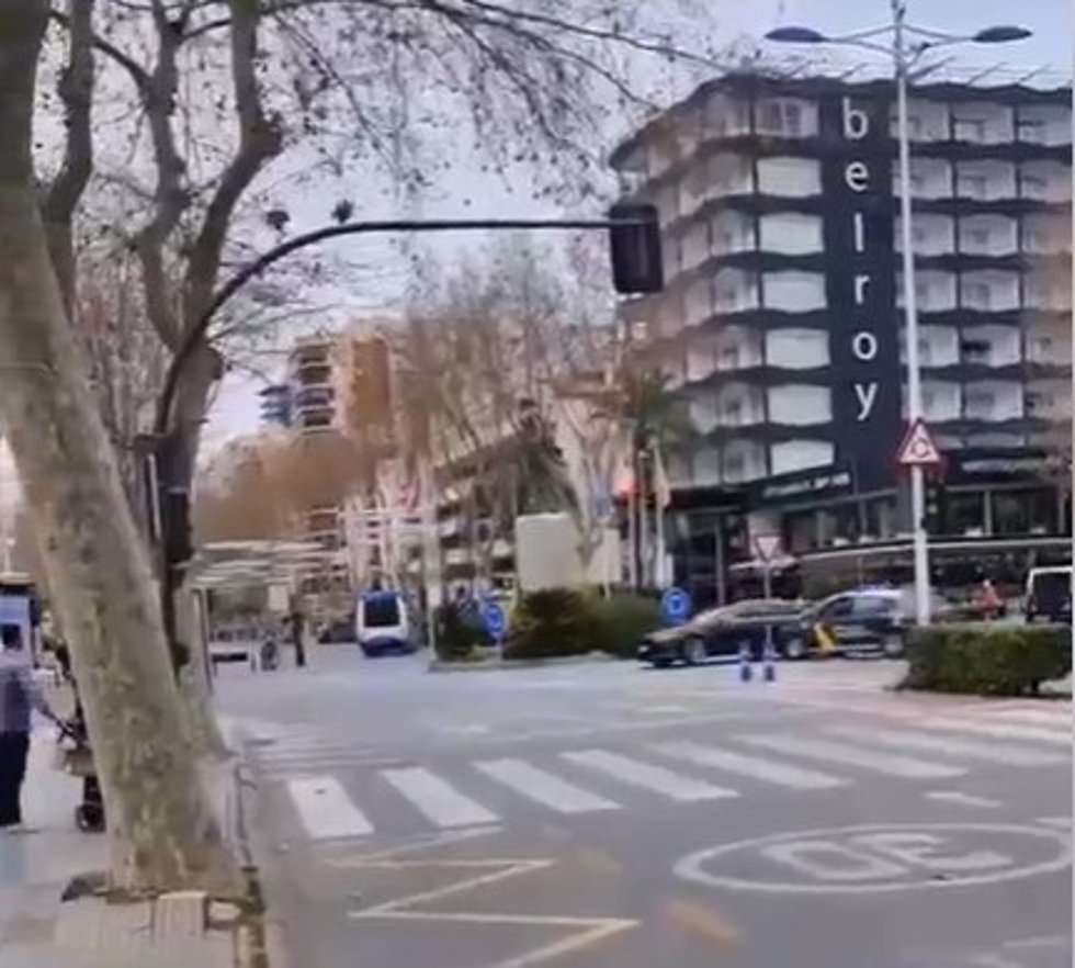 Un detenido y cinco agentes de Policía heridos tras una persecución a un conductor en Benidorm