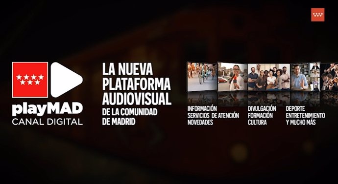 Plataforma de televisión playMAD de la Comunidad de Madrid