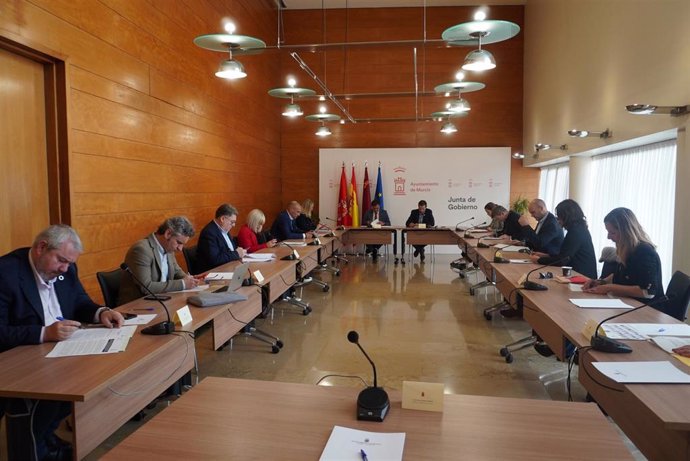Reunión de la Junta de Gobierno del Ayuntamiento de Murcia