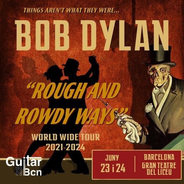Cartell del concert de Bob Dylan