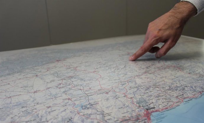 Archivo - Mapa de Andalucía.