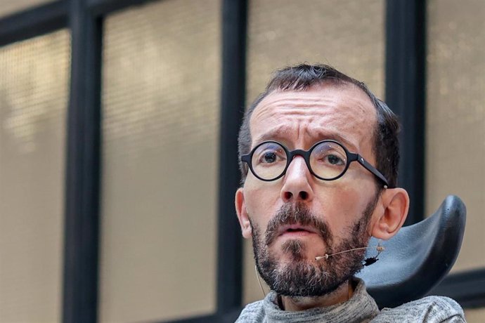 El portavoz parlamentario de Unidas Podemos en el Congreso, Pablo Echenique