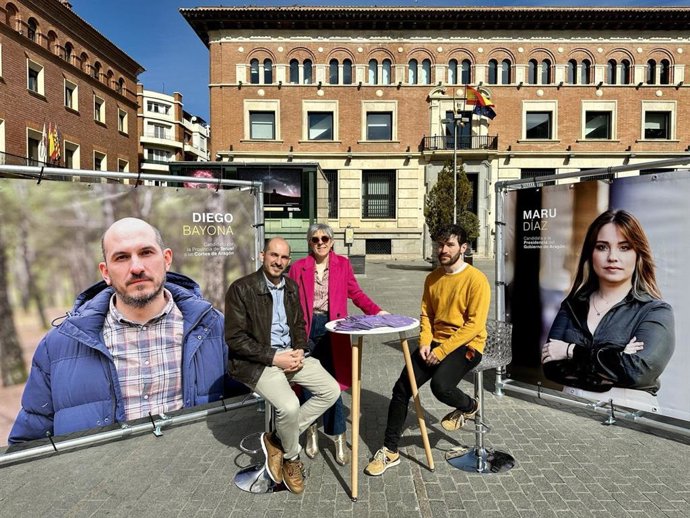 Presentación en Teruel de la candidatura de Diego Bayona