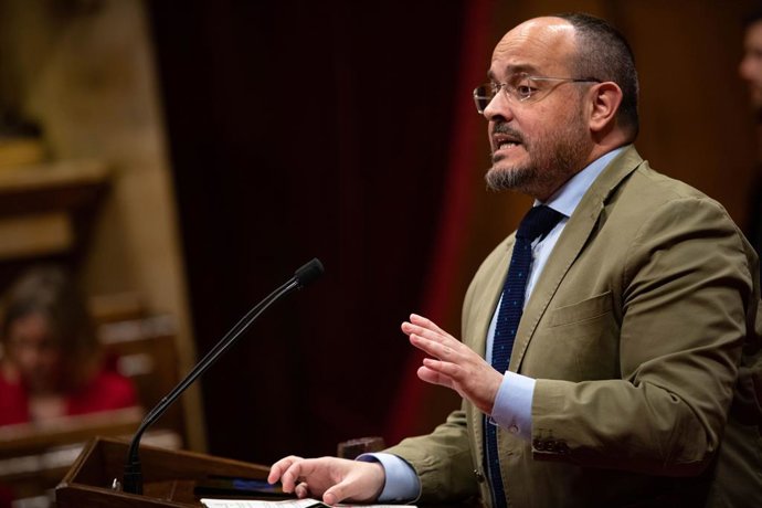 El líder del PP catal, Alejandro Fernández