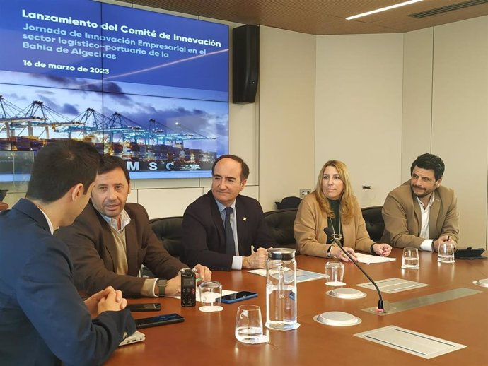 Presentación de la Jornada de Innovación Empresarial en el sector logístico-portuario de la Bahía de Algeciras.