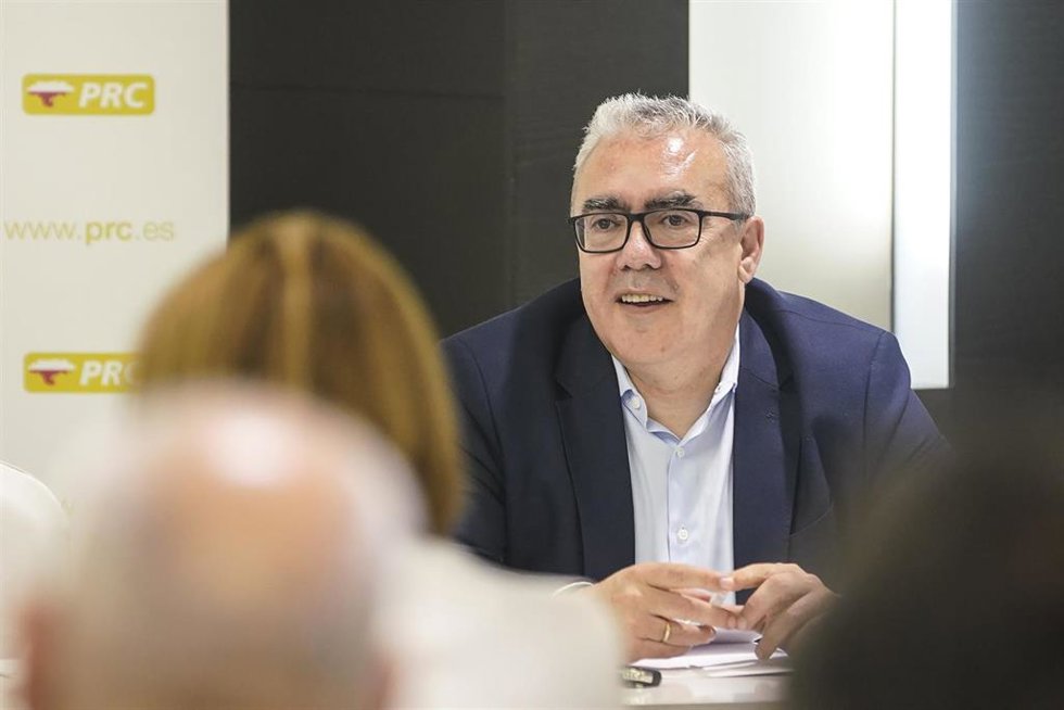 El portavoz del PRC, Pedro Hernando