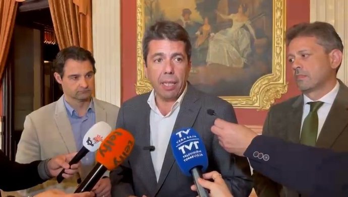 El presidente del PPCV, Carlos Mazón