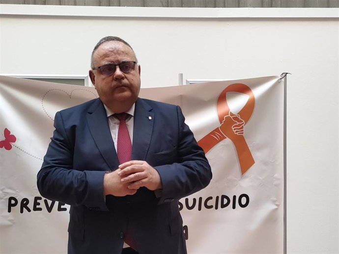 El consejero de Sanidad, Alejandro Vázquez, este viernes en Salamanca