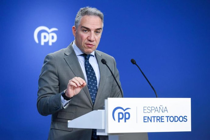 El coordinador general del Partido Popular y director de Campaña, Elías Bendodo.