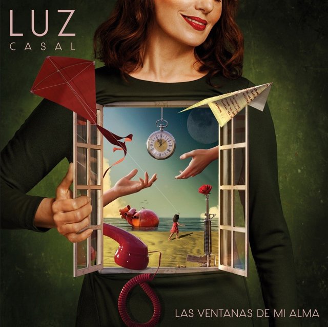 Cartel del álbum de Luz Casal 'Las ventanas de mi alma'.