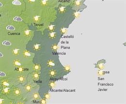 Predicción meteorológica para el sábado 11 de marzo