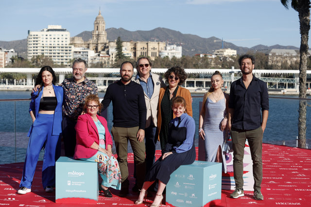 Equipo de la película 'Matria' en el 26 festival de Cine de Málaga