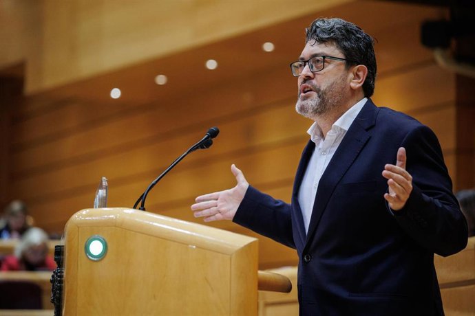 Archivo - El senador de Ciudadanos, Miguel Sánchez López. 