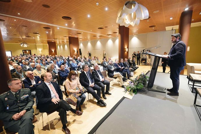 El jefe del Ejecutivo regional, Fernando López Miras, presidió hoy en Lorca el acto de inauguración del IV Congreso Internacional de conservación, caza, cultura y deporte.