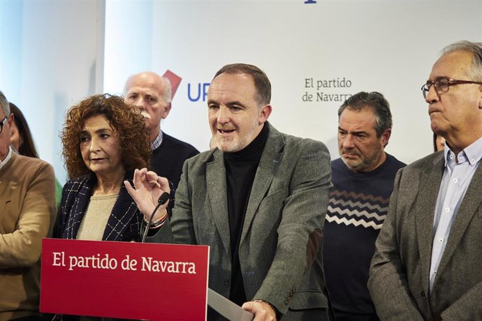 Archivo - El presidente de UPN, Javier Esparza.