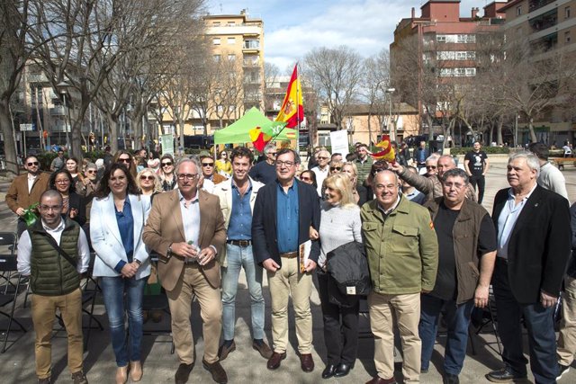 Javier Domínguez, Alberto Tarradas, Ignasi Mulleras, y Juanjo Aizcorbe, este sábado en Girona
