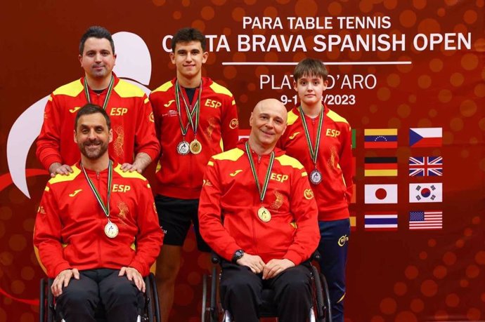 España suma un total de 10 medallas en el Costa Brava Spanish Para Open.