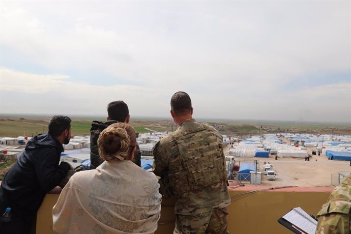 El Ejército de EEUU visita prisiones y campos que albergan a presuntos yihadistas