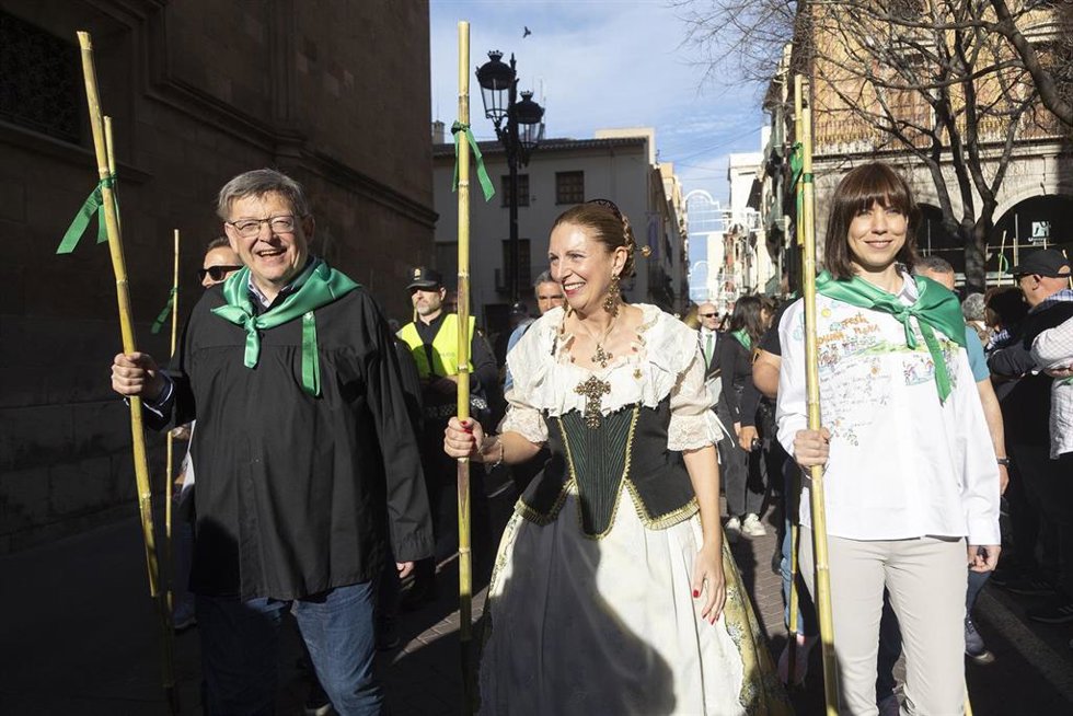 Diana Morant, Ximo Puig y Amparo Marco