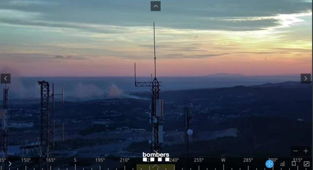 Imagen de la zona de los Bombers de la Generalitat