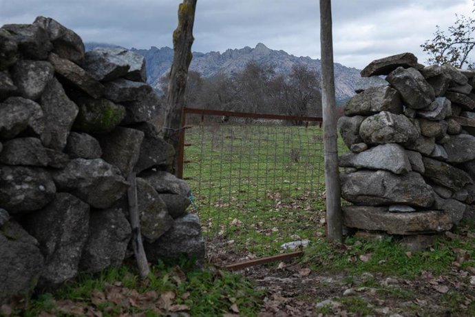 Archivo - Paisaje de la Sierra de Madrid en la noche más larga del año