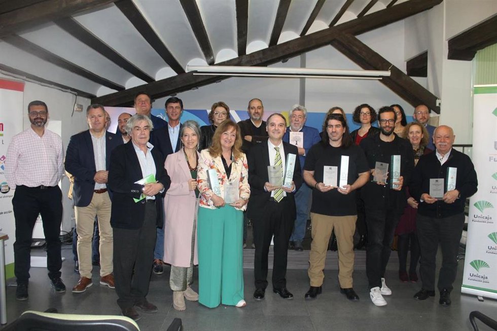 Entrega de galardones del V Premio Internacional de Relato sobre Olivar de Másquecuentos en Úbeda (Jaén).
