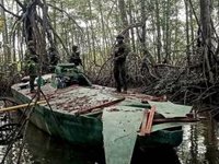 Militares colombianos se incautan de tres submarinos de las FARC utilizados para el tráfico de cocaína