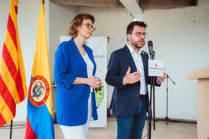 Pere Aragons i Meritxell Serret a Colmbia aquest diumenge