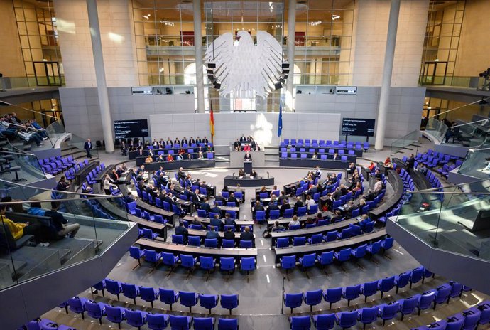 Archivo - El Bundestag o Parlamento alemán
