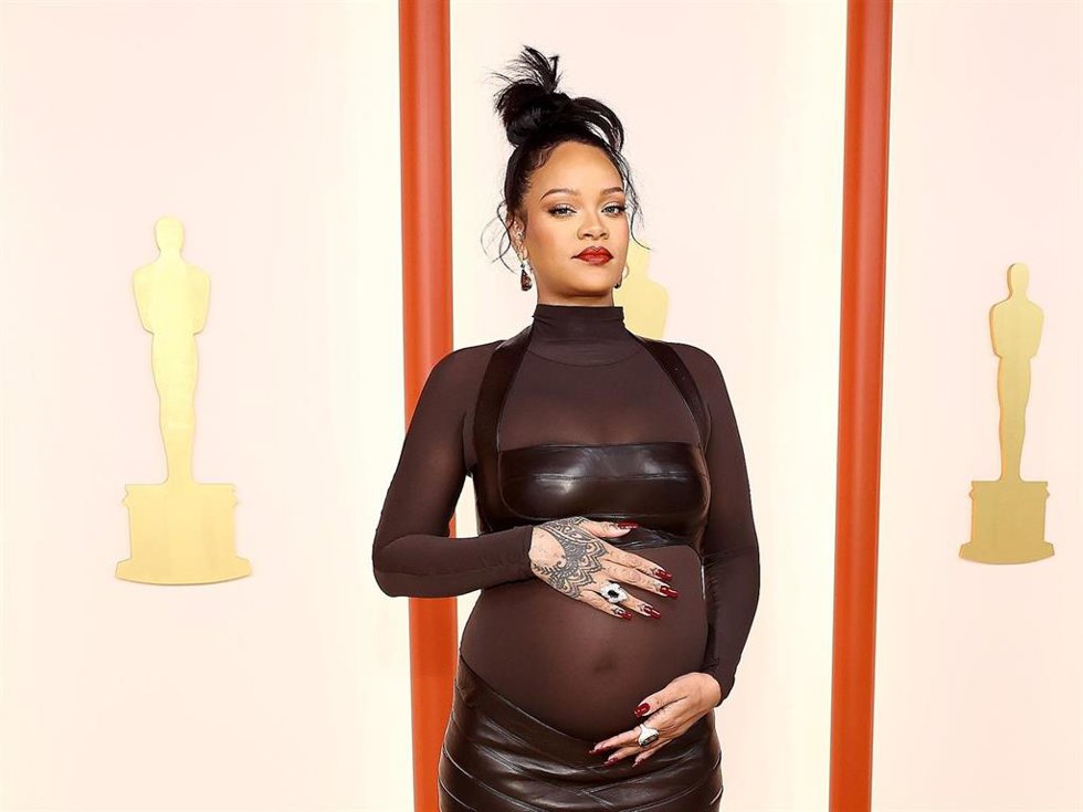 Rihanna attends the 95th Annual Academy Awards on March 12, 2023 in Hollywood, California.