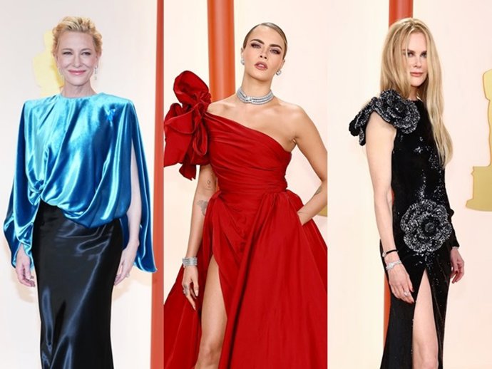 Cate Blanchett, Cara Delevingne o Nicole Kidman... Los looks más comentados de los Oscar 2023