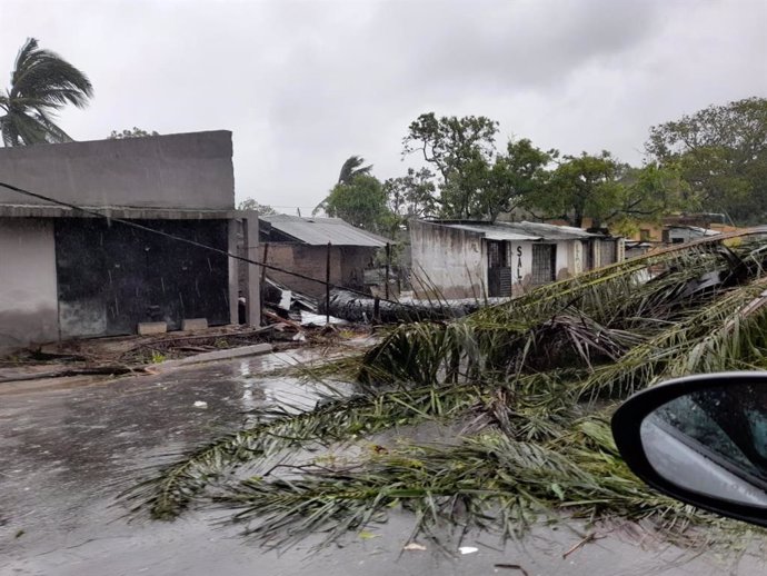 El ciclón 'Freddy' a su paso por Mozambique por segunda vez