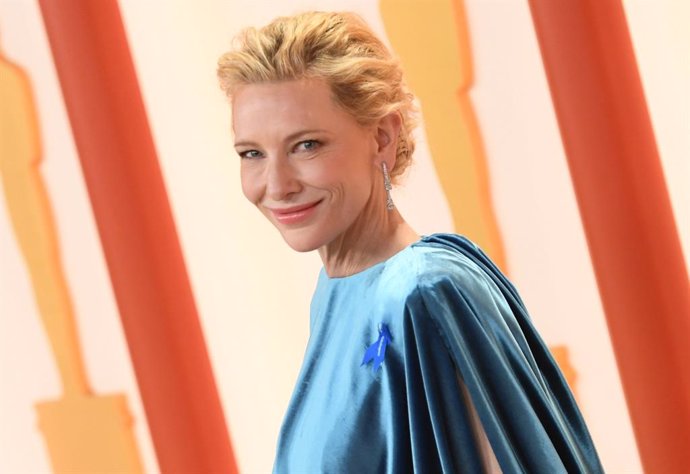 Cate Blanchett en la alfombra roja de los Oscar 2023