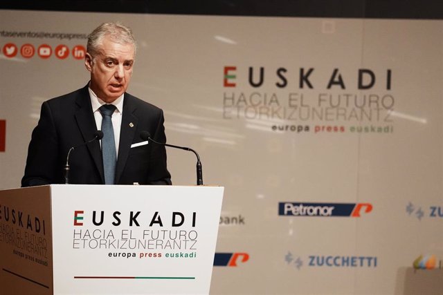 El Lehendakari, Iñigo Urkullu, en las jornadas de Europa Press "Euskadi hacia el futuro".