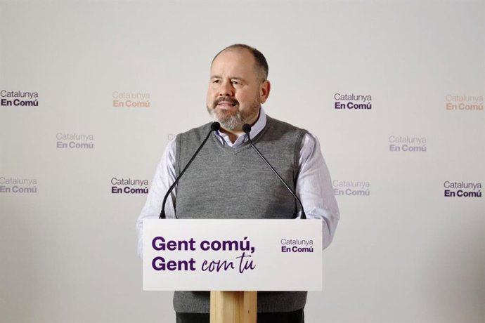 El portaveu dels comuns i diputat al Congrés, Joan Mena
