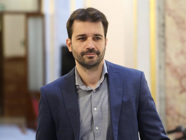 Archivo - El coportaveu de Podem, Javier Sánchez Serna