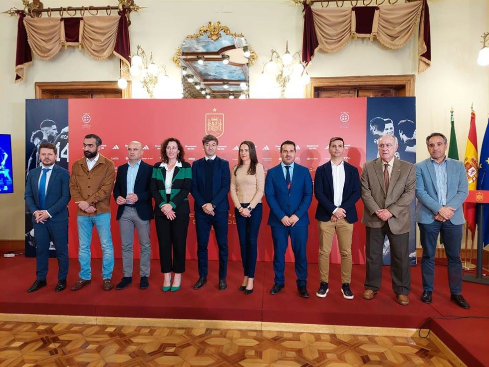 Presentación del partido de la Selección Española de Fútbol Sub-21 contra Suiza en Almería.