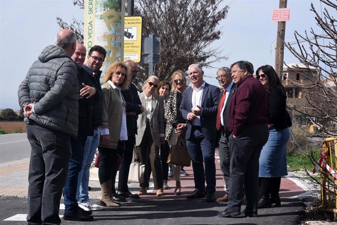 Visita al carril bici Atarfe-Albolote