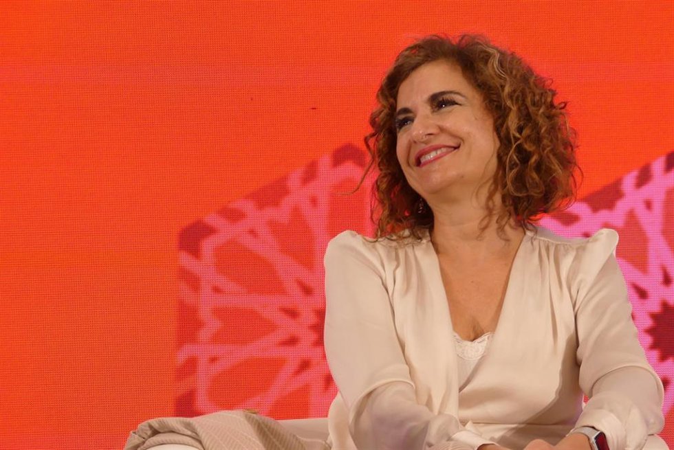 La vicesecretaria general del PSOE y ministra de Hacienda y Función Pública, María Jesús Montero
