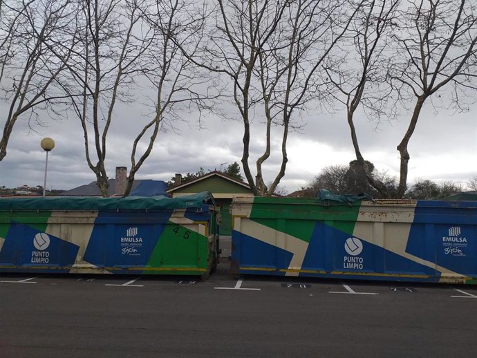 Punto Limpio de Somió, de Emulsa, en Gijón