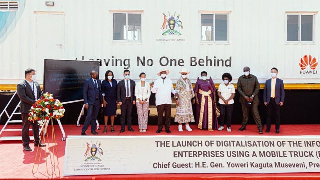 DigiTruck project launched by H.E. Yoweri K. Museveni, the President of the Republic of Uganda