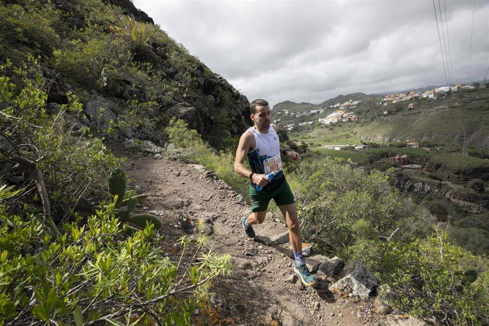 Archivo - Un corredor en una edición de la LPA Trail