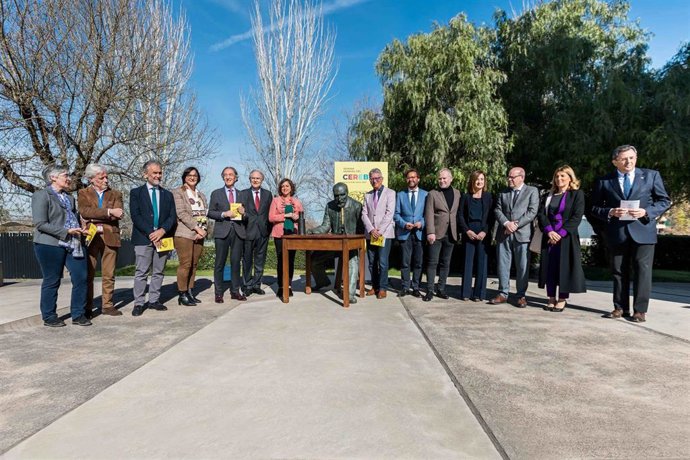 Inauguración del monumento a Ramón y Cajal