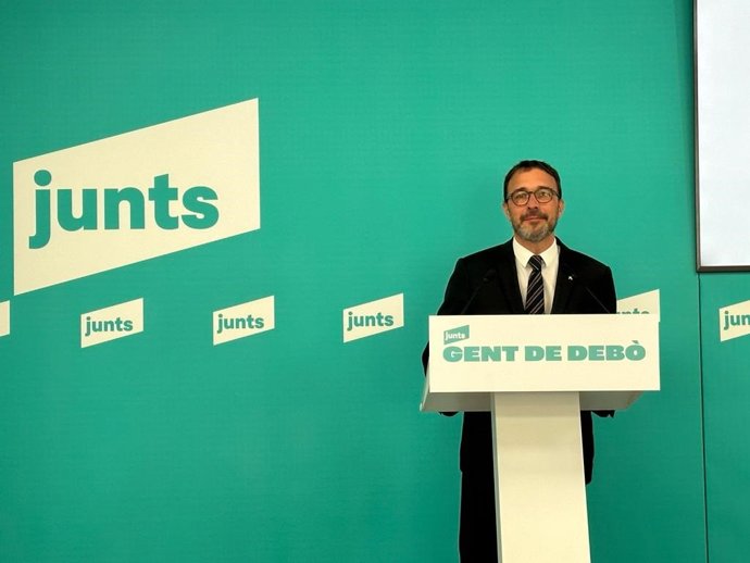 El portaveu de Junts, Josep Rius