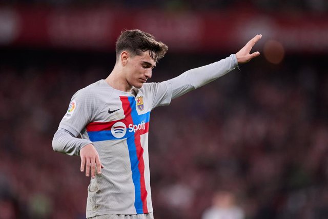 El jugador del FC Barcelona Gavi 
