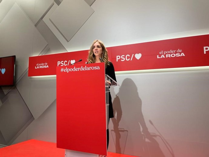 La portaveu del PSC, Elia Tortolero 