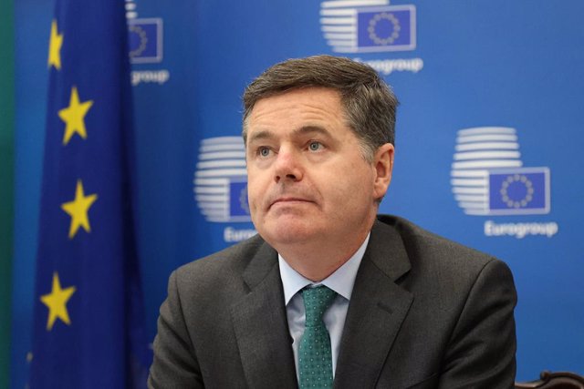 Archivo - El presidente de la reunión de ministros de Economía de la eurozona (Eurogrupo), Paschal Donohoe.