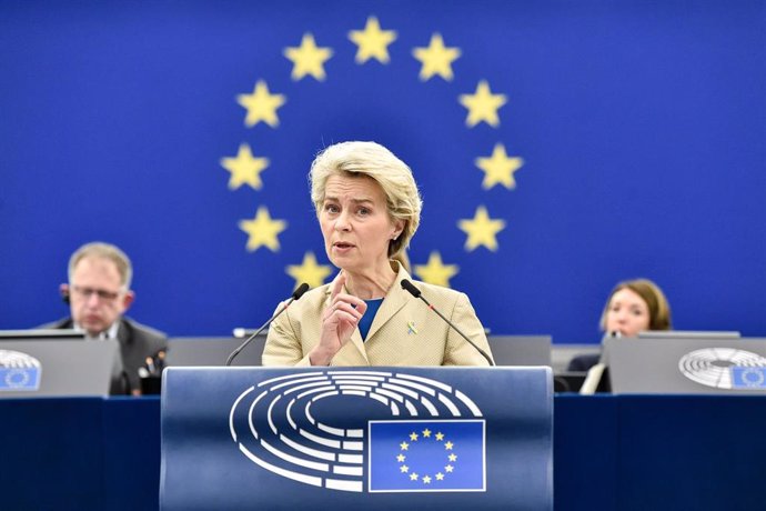 La presidenta de la Comisión Europea, Ursula von der Leyen