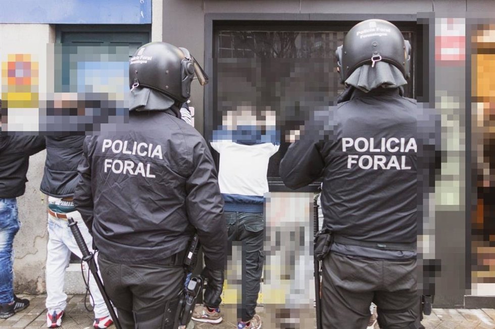 Imagen de la operación policial.